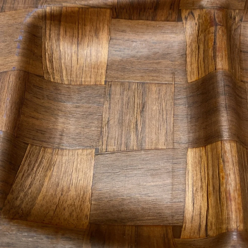 Vintage Weavewood Minneapolis Mid Century Modern 3 Section Serving Tray